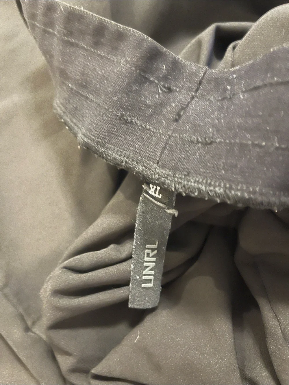 UNRL Black Men's Jogger Sweatpants with Drawstring XL
